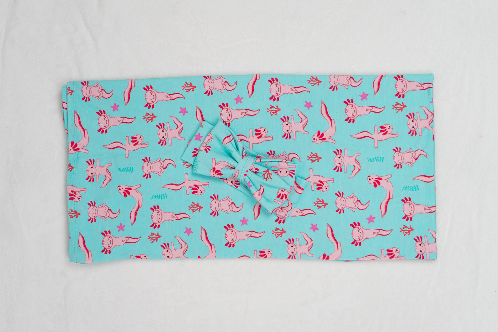 Zen Axolotl Swaddle Set